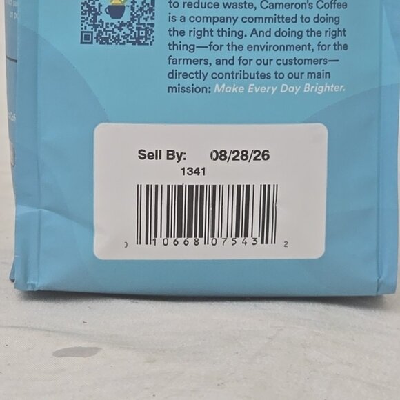 4 PACK Cameron's Decaf Breakfast Blend Coffee Ground Light Roast 40 Oz Total - Picture 6 of 7